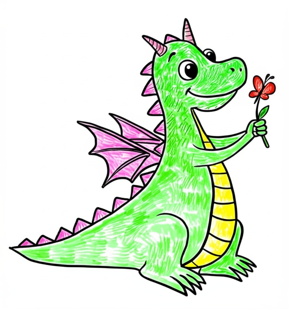Dragon Adventure by Mason, age 7