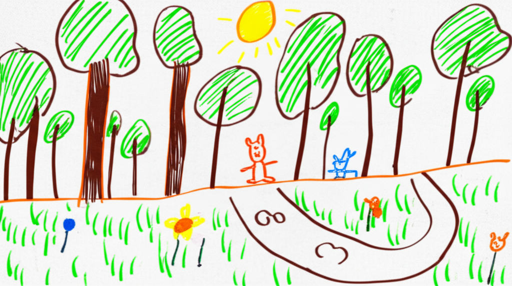 Magic Forest by Olivia, age 5